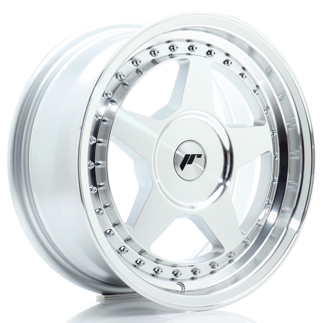 Llanta Japan Racing JR6 16x7 ET20-35 BLANK Silver Machined Face
