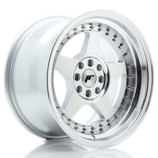 Llanta Japan Racing JR6 16x9 ET20 4x100/108 Silver Machined Face