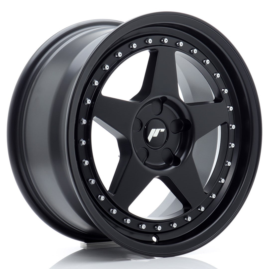 Llanta Japan Racing JR6 17x8 ET20-35 5H BLANK Matt Black