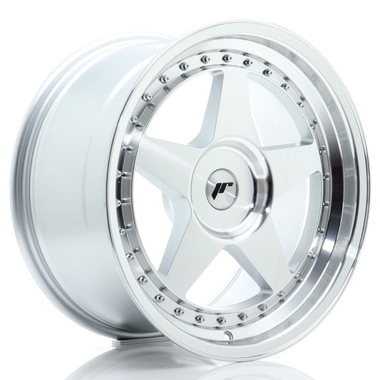 Llanta Japan Racing JR6 18x9 ET20-35 BLANK Silver Machined Face