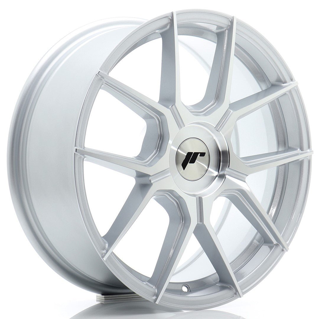 Llanta Japan Racing JR30 17x7 ET20-40 BLANK Silver Machined Face