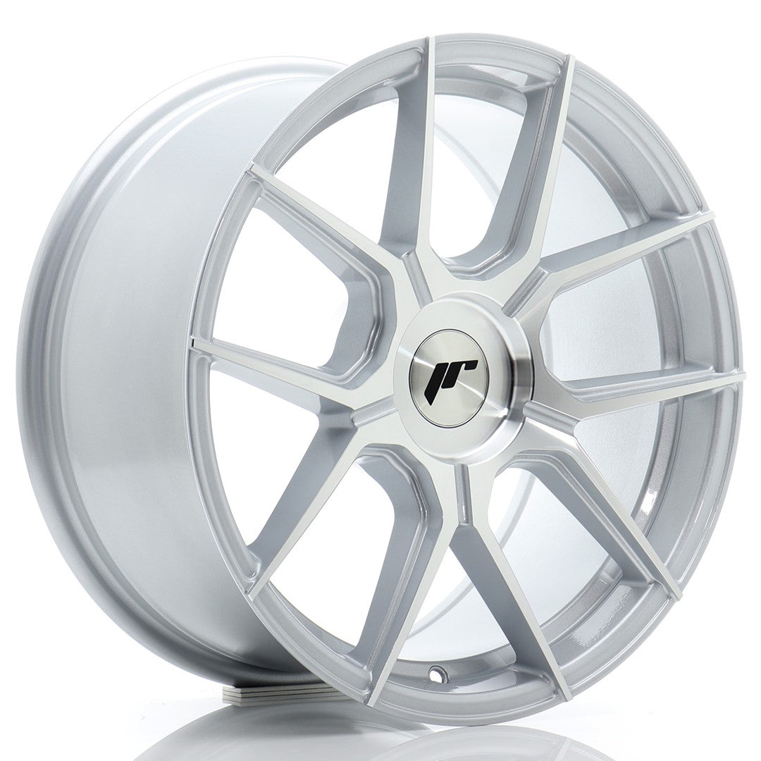 Llanta Japan Racing JR30 17x8 ET20-40 BLANK Silver Machined Face