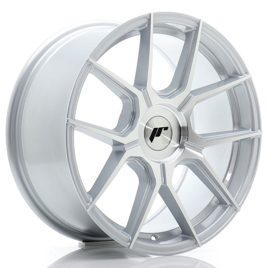 Llanta Japan Racing JR30 17x8 ET20-40 BLANK Silver Machined Face