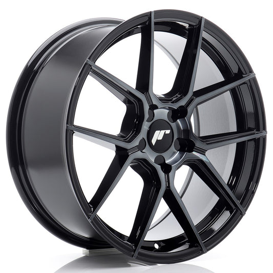 Llanta Japan Racing JR30 18x8 ET20-40 5H BLANK Black Machined w/ Tinted Face