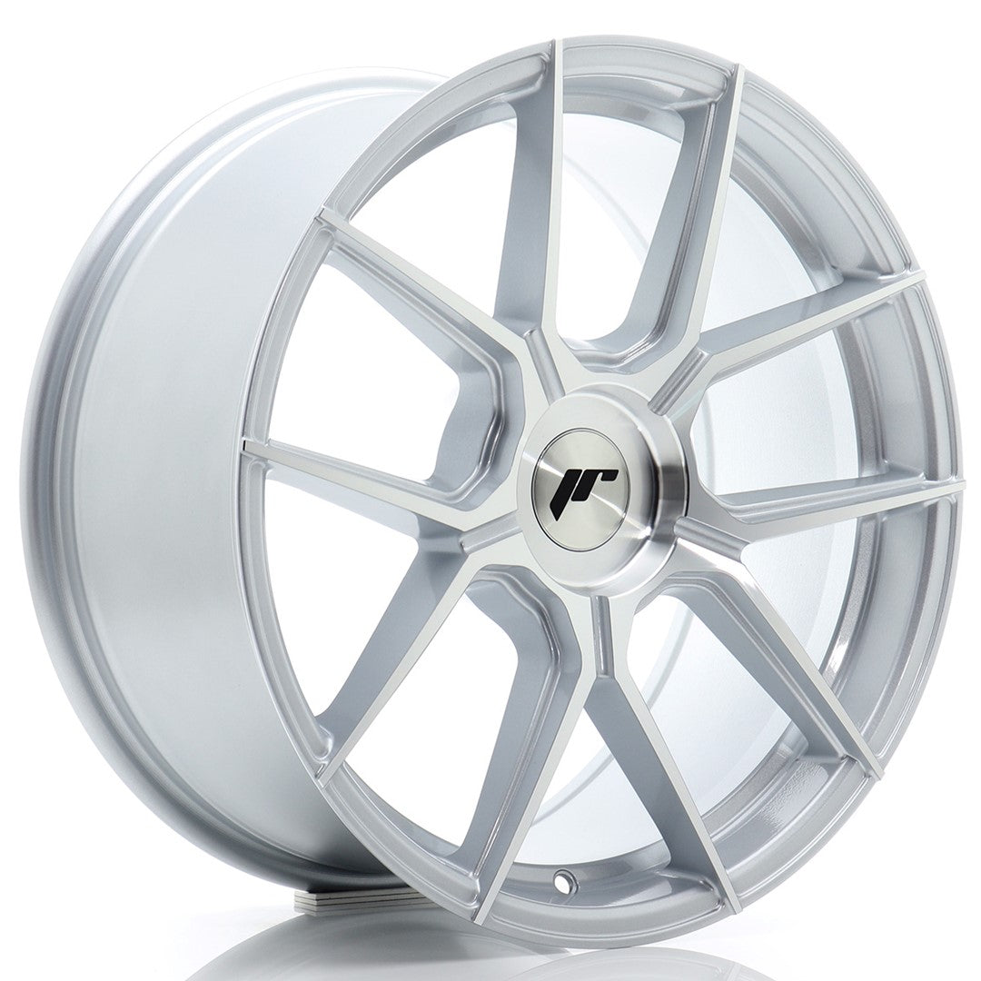 Llanta Japan Racing JR30 18x8 ET20-40 BLANK Silver Machined Face