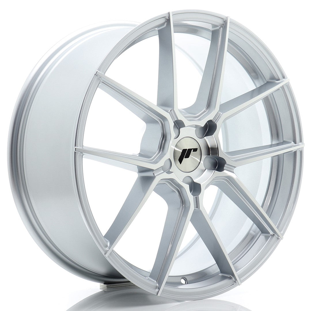 Llanta Japan Racing JR30 20x8 ET20-40 5H BLANK Silver Machined Face