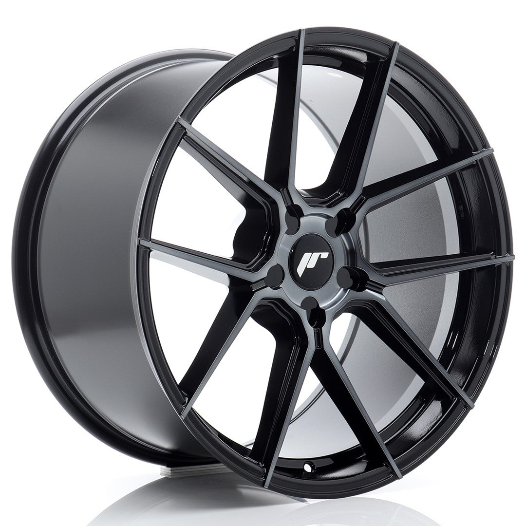 Llanta Japan Racing JR30 20x10 ET20-48 5H BLANK Black Machined w/ Tinted Face