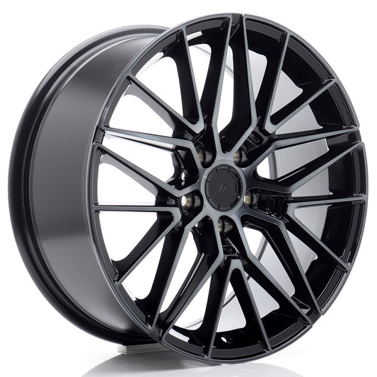 Llanta Japan Racing JR38 18x8 ET42 5x112 Black Machined w/ Tinted Face