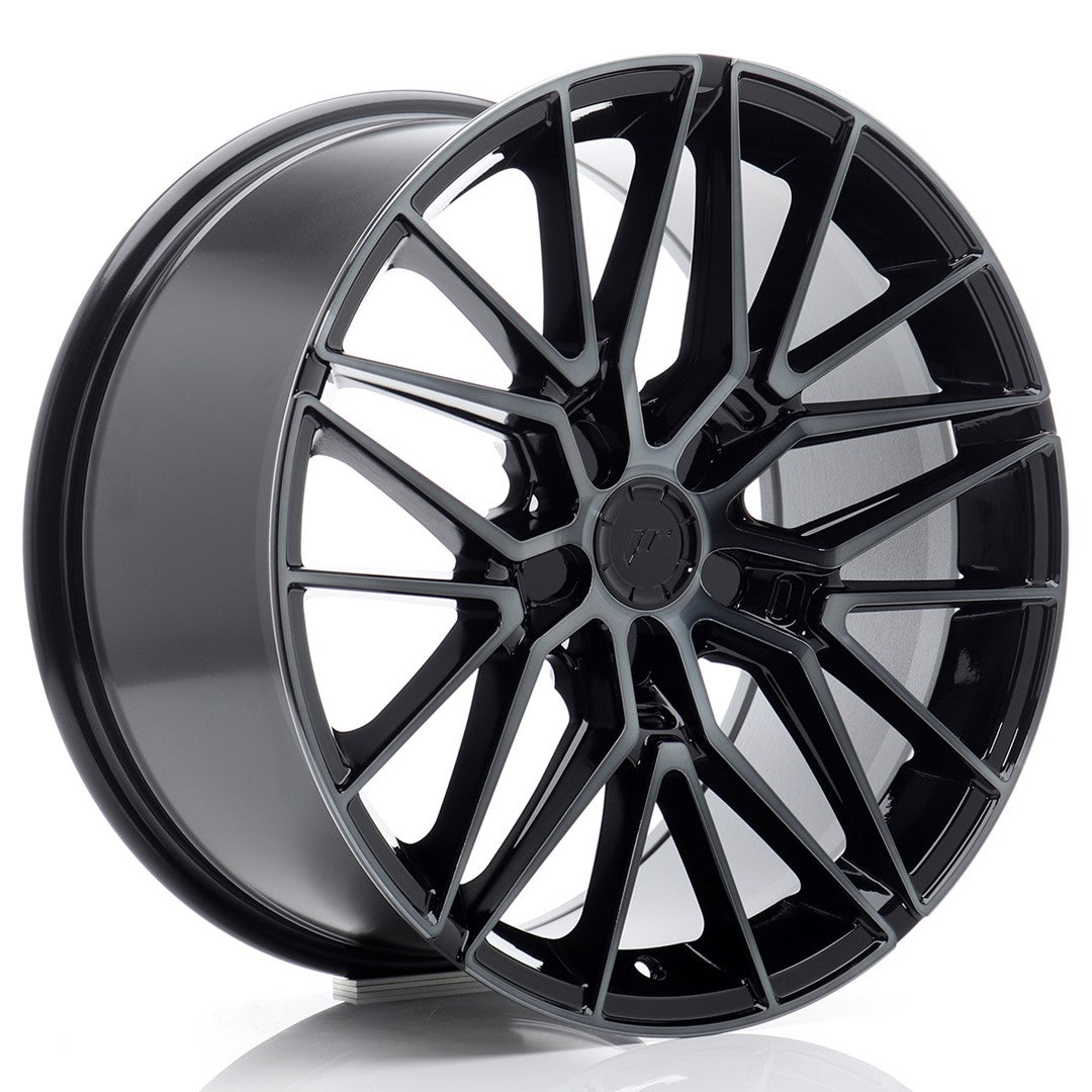 Llanta Japan Racing JR38 18x9 ET20-45 5H BLANK Black Machined w/ Tinted Face