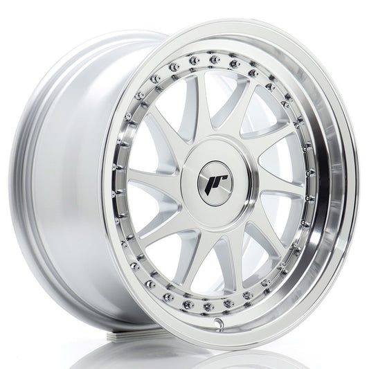Llanta Japan Racing JR26 16x8 ET10-30 BLANK Silver Machined Face
