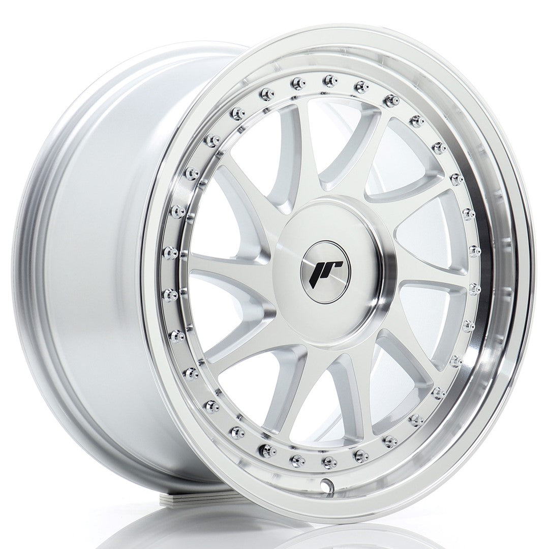 Llanta Japan Racing JR26 17x8 ET20-35 BLANK Silver Machined Face