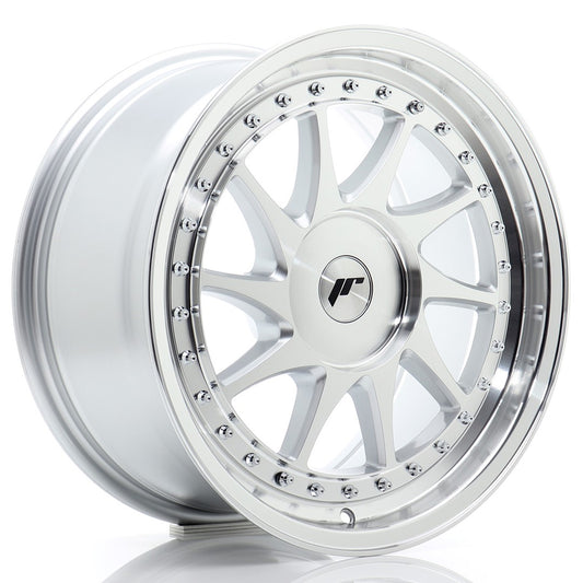 Llanta Japan Racing JR26 17x8 ET20-35 BLANK Silver Machined Face