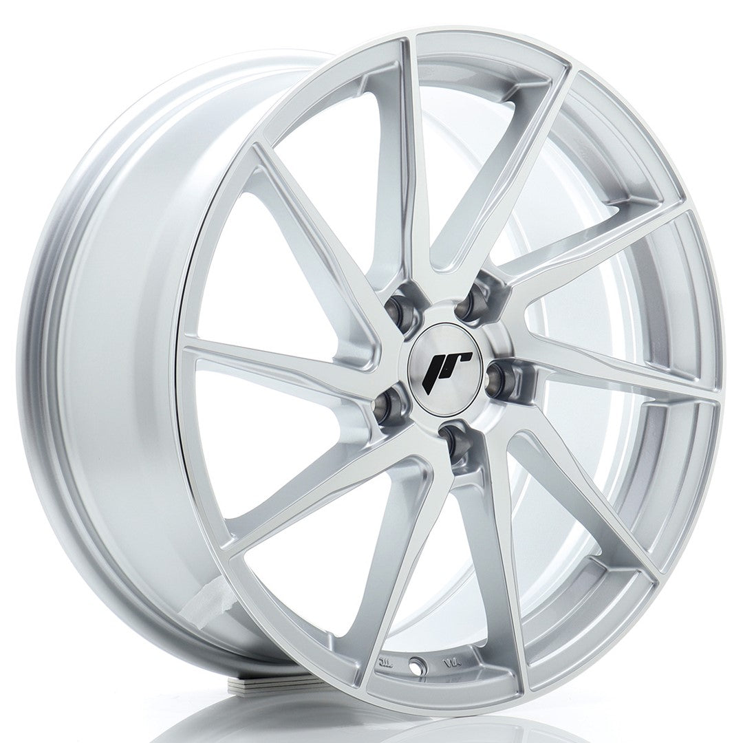 Llanta Japan Racing JR36 18x8 ET45 5x112 Silver Machined Face