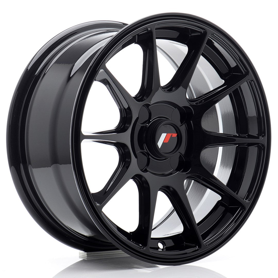 Llanta Japan Racing JR11 15x7 ET30 4H BLANK Gloss Black