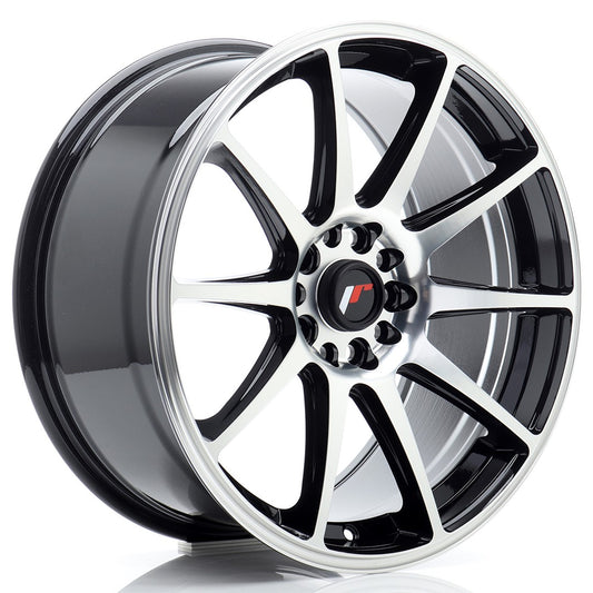 Llanta Japan Racing JR11 18x8,5 ET35 5x100/108 Black Machined Face