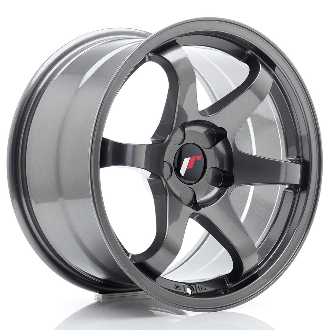 Llanta Japan Racing JR3 17x9 ET20-35 5H BLANK Gun Metal