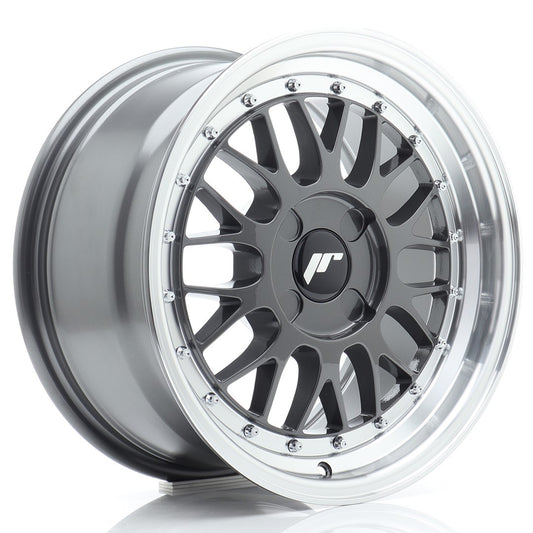 Llanta Japan Racing JR23 16x8 ET20-45 4H BLANK Hyper Gray w/ Machined Lip