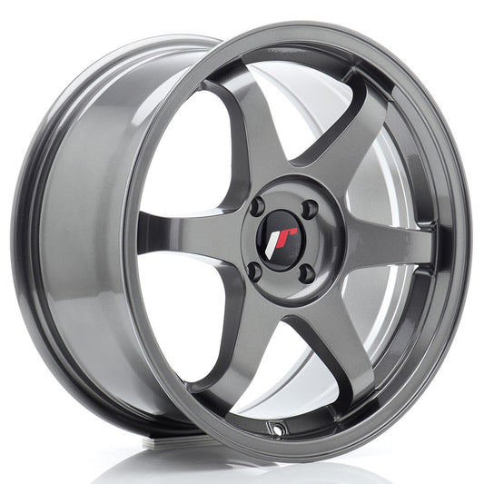 Llanta Japan Racing JR3 17x8 ET35 4x100 Gun Metal