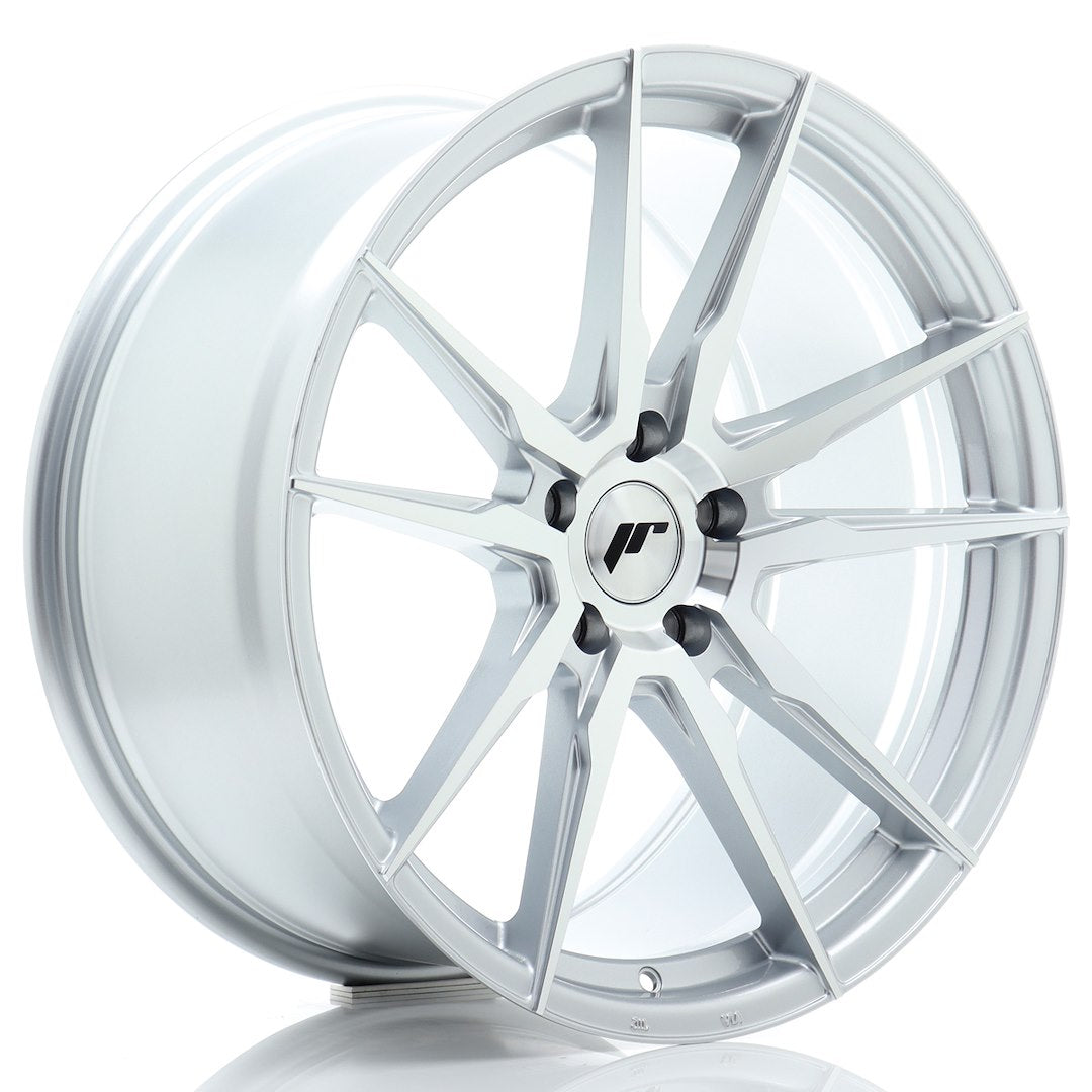 Llanta Japan Racing JR21 20x10 ET40 5x120 Silver Machined Face