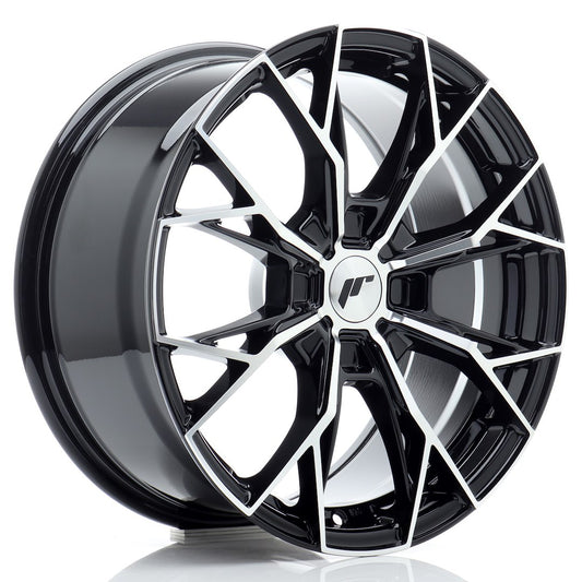 Llanta Japan Racing JR49 17x8 ET20-40 4H BLANK Gloss Black Machined Face