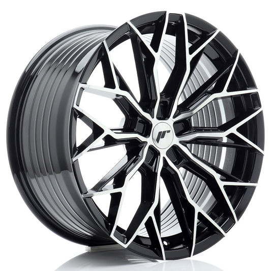 Llanta Japan Racing JR49 20x10 ET20-48 5H BLANK Gloss Black Machined Face